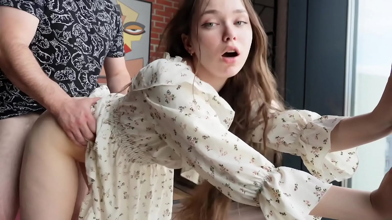 My 继姐 doesn't mind fucking on the floor.