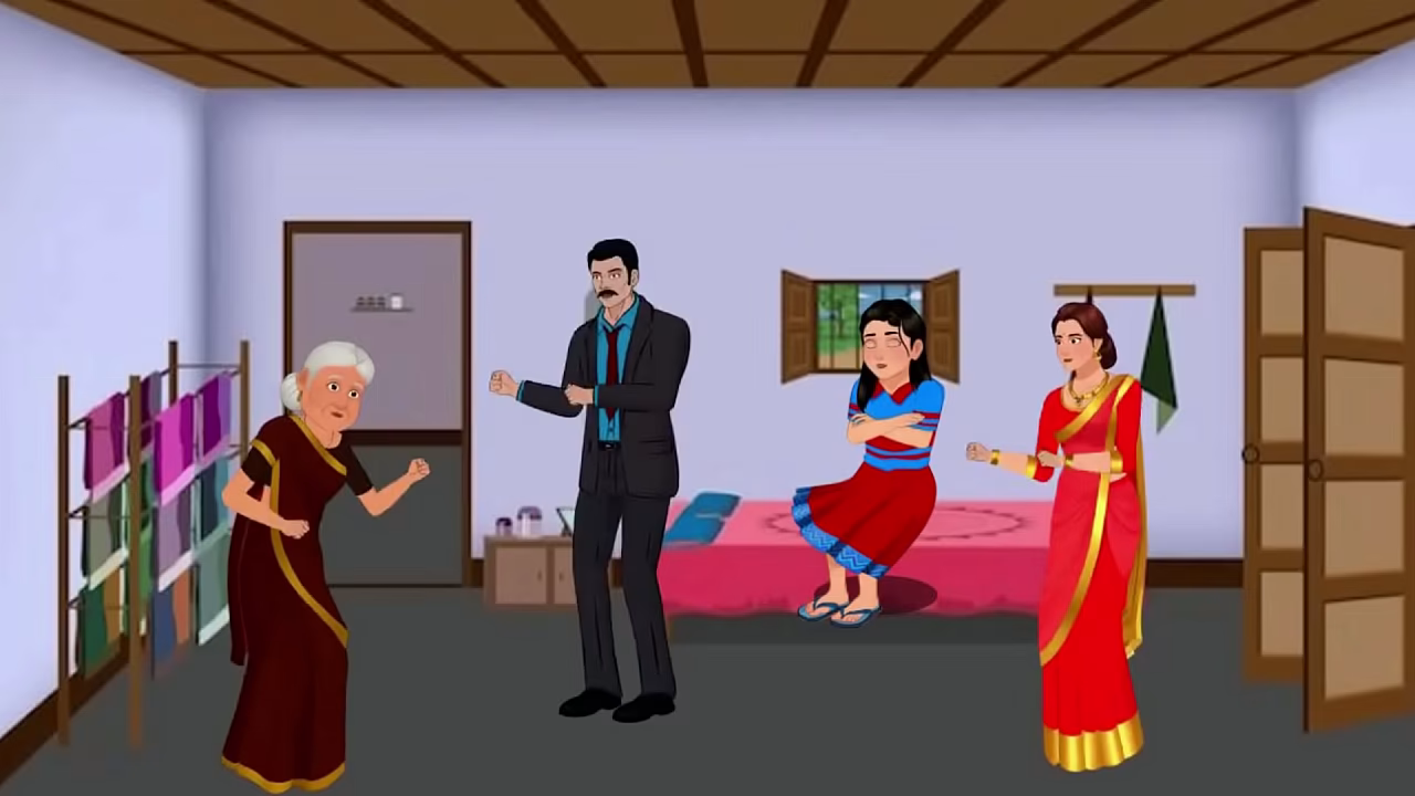 Bhootiya Bahu Ki Kahani 完整 25 分钟印地语恐怖故事风格动画