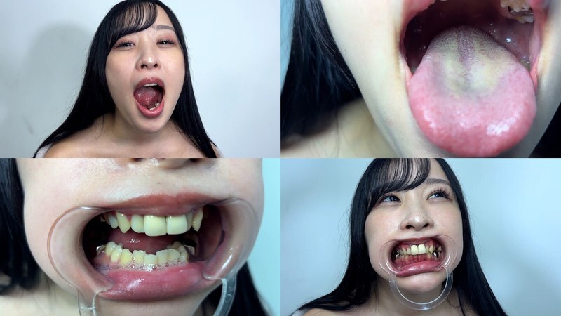 NKO-700004 A look inside Yuno-chan's mouth, where her uvula is adorable.